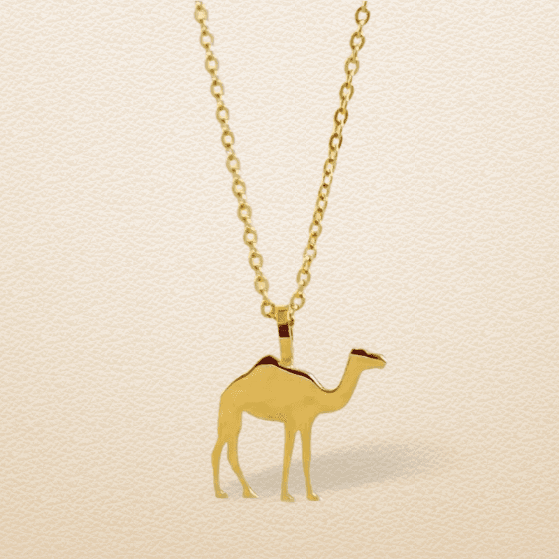 Camel Necklace Gold
